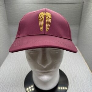 Angels Envy Bourbon Hat Burgundy Embroidered Adjustable Dad Cap